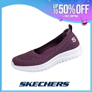 Skechers รองเท้าผ้าใบ Go Walk 5 สำหรับผู้หญิง รองเท้าผ้าใบระบายอากาศน้ำหนักเบา SK100601