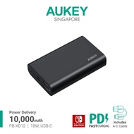 Aukey PB-XD12 10000mAh 18W Power Delivery Powerbank Portable Charger 2 Port USB C &amp; USB A (18 Months Warranty)