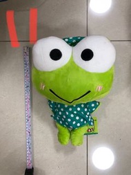 SANRIO 大頭版大眼蛙穿雨衣 娃娃