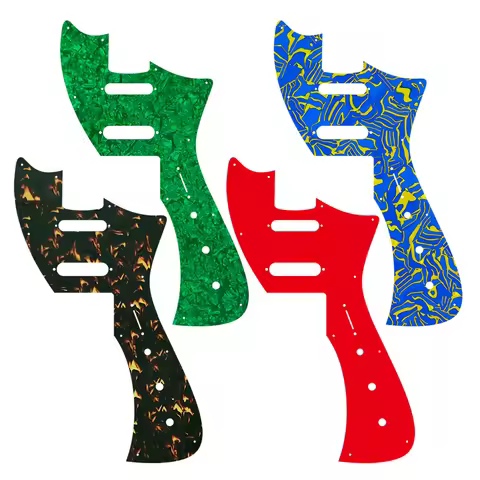 Fei Man Custom Guitar Parts - For US Fender Alternate Reality Meteora SS Guitar Pickguard Multicolor