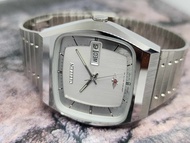 นาฬิกา Citizen Eagle นกอินทรีย์ automatic หน้าซิลเวอร์ สภาพสวย จอทีวี สวยเดิม ๆ เดินปกติ จากปี 1970