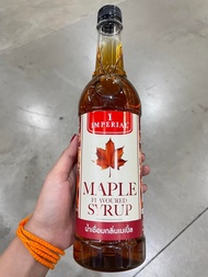 น้ำเชื่อมกลิ่นเมเปิ้ล ตราอิมพีเรียล น้ำเชื่อม เมเบิ้ลไซรัป Imperial Maple Favoured Syrup 730มล./1ขวด