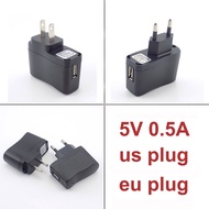 5V 0.5A 500mAh Micro USB Charger Universal 100V 240V AC to DC Power Supply Adapter Travel