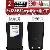 HSABAT 3200mAh Battery for Baofeng 888S BF-C1 for Baofeng 888 BL-1 BF-666S Compatible H777 H-777 BF-