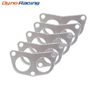Aluminum Car Engine Downpipe Flange Exhaust Gasket Exhaust Pipe Gasket For Honda D15-B18 Car 5pcs/lo