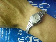 零件 22MM VINTAGE TIMEX 上鏈 女裝錶 手錶配件 (not working) 連 8MM 彈弓錶帶