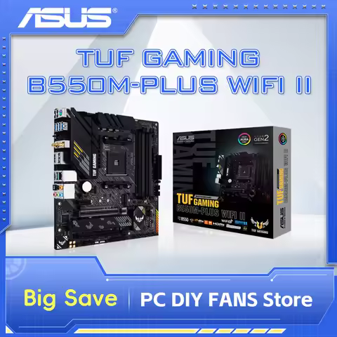 ASUS TUF GAMING B550M-PLUS WIFI II New B550 AMD Gaming Motherboard Socket AM4 Wi-Fi 6