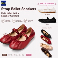GU Strap Ballet Sneakers Women Lightweight Mary Jane Shoes Japan