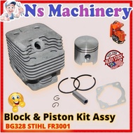 BG328 Block Mesin Rumput BG328 Cylinder Block Stihl FR3001 Piston Assy Cylinder Block Piston Tanika 