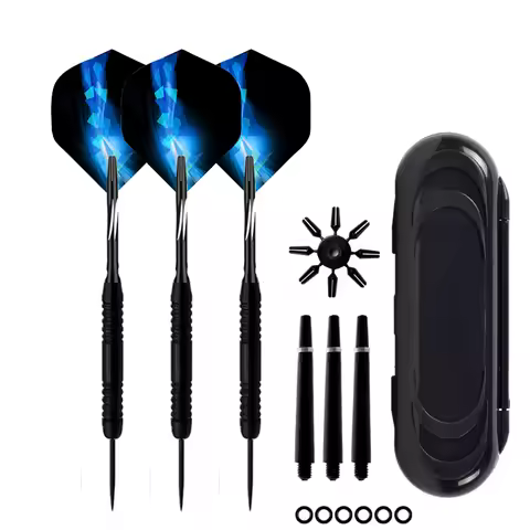3pcs Professional Competition Darts 25g Steel Needle Tip Aluminum Shaft Nonslip Training Darts Metal