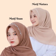 PREMIUM PEARLY SEQUIN SQUARE VEIL SEQUIN HIJAB/ SEQUIN SQUARE VEIL/ BELLA SQUARE SEQUIN HIJAB POLLYC