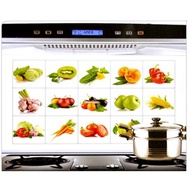 Combo of 10 kitchen stickers (random delivery of patterns) 60x90cm