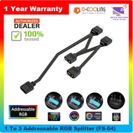 ID-COOLING FS-04 ARGB 5V 3Pin ARGB Splitter (1 in 4 Out)
