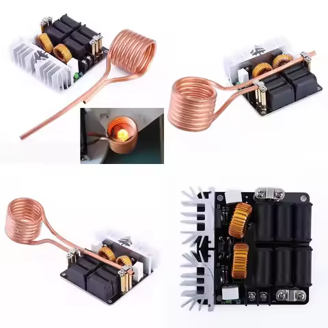 1000W ZVS Induction Heating Machine Machine Furnace No Tap ZVS