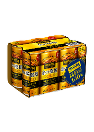 朝日 WONDA金牌微糖咖啡 185g×6