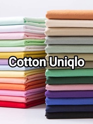 Kain Katun Uniqlo Premiun Polos Per 0.5M Kain Uniqlo Meteran Grade A