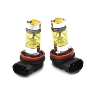 2Pcs H8/H11 Lampu Kabut Lampu LED Mobil Super Terang 100W 20SMD 6000K 1000LM Mobil Warna Lampu Led