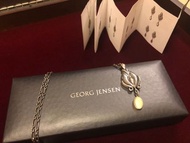 【收藏品出清 全新現貨】Georg Jensen 喬治傑生 2012 純銀葡萄石寶石年度項鍊-亞洲限量