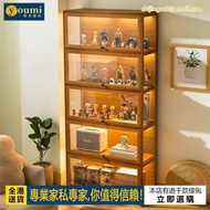 HK-021手辦樂高展示櫃模型玩具收納陳列櫃亞克力透明仿玻璃置物架子書櫃（包運送）