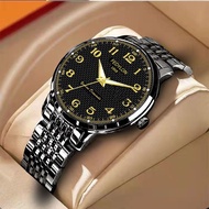 Swiss fully automatic dual calendar luminous men's business watch waterproof trend