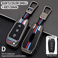 Case Car Key Cover For Ford Fusion Fiesta Escort Mondeo Everest Ranger Accessories Car Keychain Key 