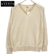 Toyoboushi 米色 ASAYO 14ITBC0001 嬰兒羊絨V領毛衣 (2) [二手]