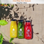 ️ stabuck glass bottle 300ml ️