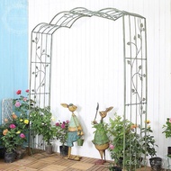 Arch Arch Arch Stand Flower Stand Climbing Vine Simple Grape Stand Iron Outdoor Distressed Floor-sta