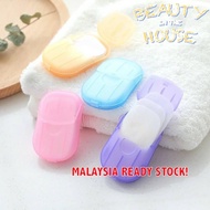 [CLEA 100pcs Mini Travel size Soap tablet Door gift 20Pcs/box soap paper portable hand washing easy Carry旅行一次性香皂