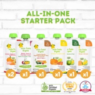 LEO Little Etoile Organic Baby Puree Pouch Bundle For Infants 6 Months Old & Above (7 Pouches) 宝宝辅食配