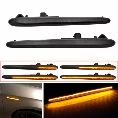 1Pair Dynamic LED Arrow Side Marker Turn Signal Blinker Flowing Light Fit For Alfa Romeo Giulietta V