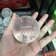 Home Polishing Office Rough Stone Ornaments Crystal Balls Water Separation Gifts Natural White Ornam