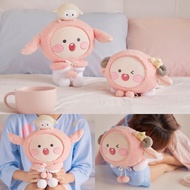 KAKAO FRIENDS Lovely Apeach Action Plush Toy / Baby Pillow Stuffed Doll