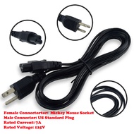 US/EU/AU Plug 3-Pin Power Cable / EU Plug 2-Pin Power Cable / Kabel