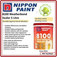 NIPPON PAINT 8100 Weatherbond Sealer 5 Litre