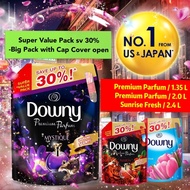 Downy(Super Value Pack)Downy Parfum Collection(1.35L/2L/2.4L)Fabric Conditioner Refill with cap cove