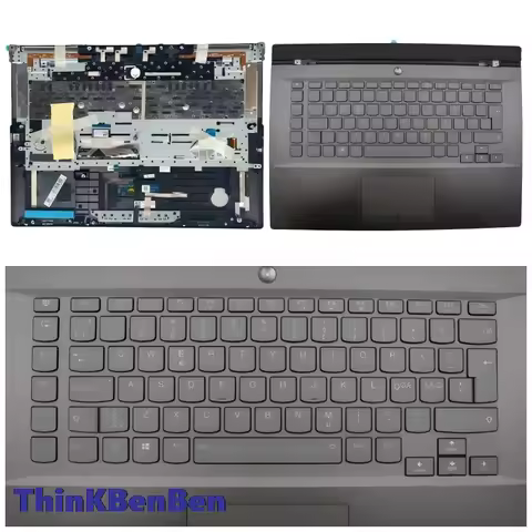 NDC Nordic Black Keyboard Upper Case Palmrest Shell Cover For Lenovo Legion Y740 15 15ICHg 15IRH g 5