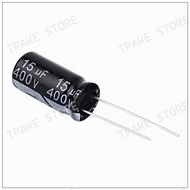 15UF400V 400V15UF 15MFD 400VDC 8x16mm Radial Aluminum Electrolytic Capacitor