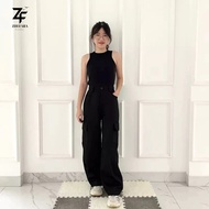 Women's CARGO PANTS KOREAN CARGO PANTS CARGO PANTS Women's CARGO PANTS