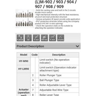 HANYOUNG NUX Limit Switch HY-M908 HYM908 HY M908