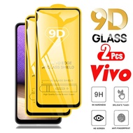 2PCS Full Cover 9D Tempered Glass Vivo V23E Y20 Y20i Y20s Y12s Y21 Y33s Y21s Y50 Y30 Y30i Y51 2020 Y