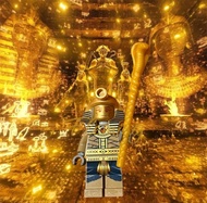 LEGO 7327 法老王的任務：蠍子金字塔 黃金法老王 Pharaoh's Quest - Scorpion Pyramid