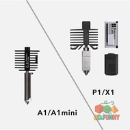 [Genuine] Bambu Lab hard steel print head for A1 mini/A1, P1/X1, P2/H2 - Hotend with Nozzle 0.2, 0.4