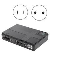 DBM.HOME-Portable Mini UPS Uninterruptible Power Supply POE5V9V12V for WiFi, Router Backup Power Adapters 10400MA