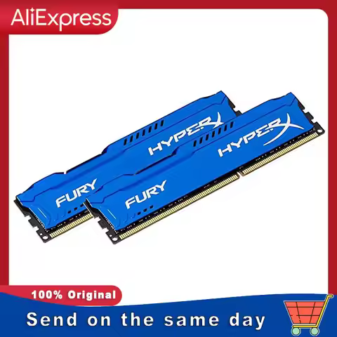 HyperX Fury RAM DDR3 8GB 1600MHz Desktop RAM PC3-12800 14900 1.5V DIMM 240Pin DDR3 PC Memory