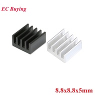 20pcs 8.8x8.8x5mm Heatsink Radiator Cooling Fin Aluminum Heat Sink A4988 8.8*8.8*5mm for Electronic 