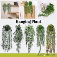 Hanging Plant Plastic With Pot Artificial Decoration Daun Gantung Hiasan Scandinavian Pokok Berjunta