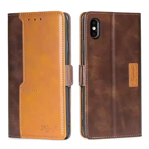 Magnetic Clip Flip Case For Vivo V25 Pro V25E V23 V23E V21 V21E V20 V19 V17 V15 PU Leather 3 Visa Ca
