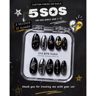 [Eve.RTWILS] 5SOS World Tour 2026 Collection | Handmade Reusable Press On Nails | 5SOS Concert Merch