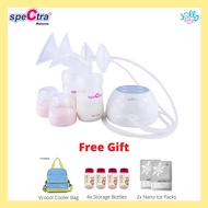 Spectra M1 Double Electric Breast Pump With Build In Rechargeable Battery (Cooler Bag/Storage Bottle/Nano Ice Pack)